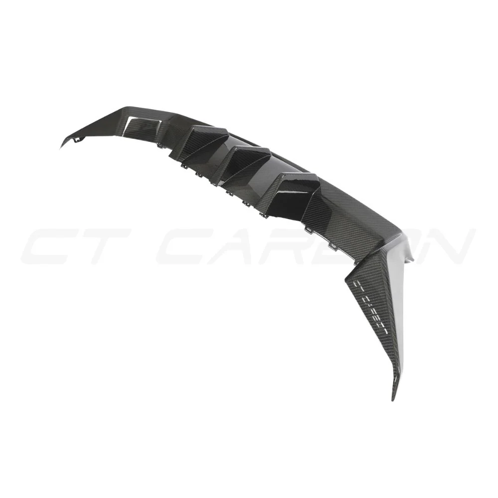 BMW G87 M2 CARBON FIBRE DIFFUSER V2 - CT DESIGN-Diffuser-CT CARBON-CT Carbon - High-quality carbon fiber and gloss black aerodynamic parts for premium sports and luxury vehicles.