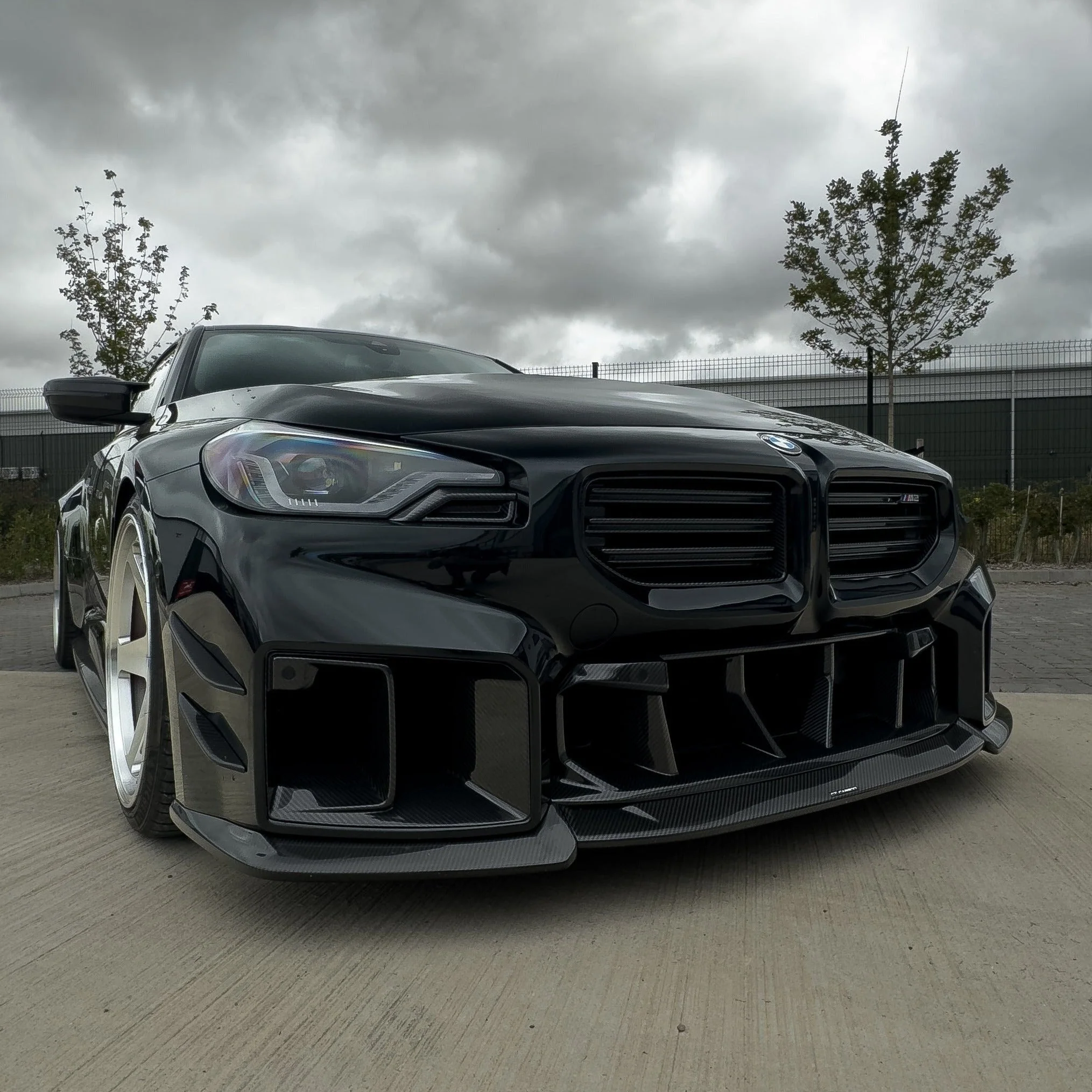 BMW G87 M2 CARBON FIBRE DUCTS - CT DESIGN-Accessories-CT CARBON-CT Carbon - High-quality carbon fiber and gloss black aerodynamic parts for premium sports and luxury vehicles.