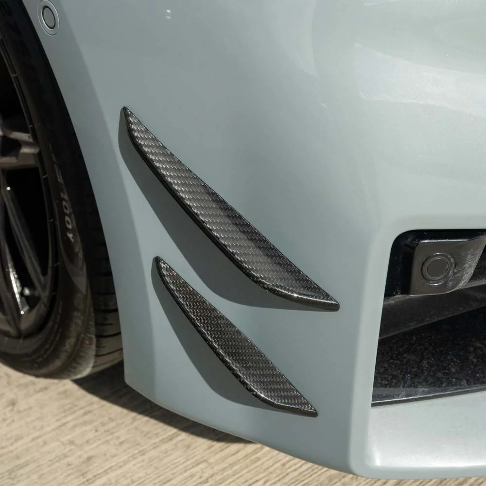 BMW G87 M2 CARBON FIBRE FRONT BUMPER CANARDS