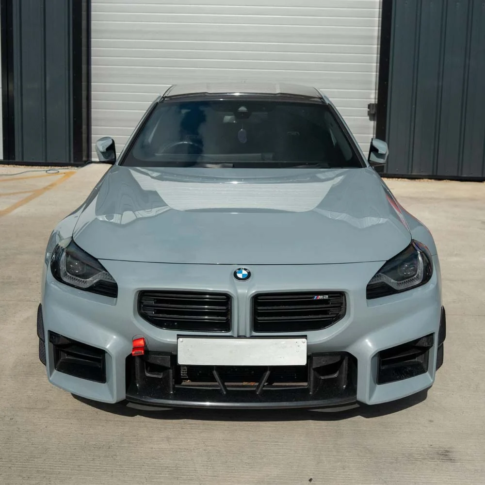 BMW G87 M2 CARBON FIBRE FRONT BUMPER CANARDS