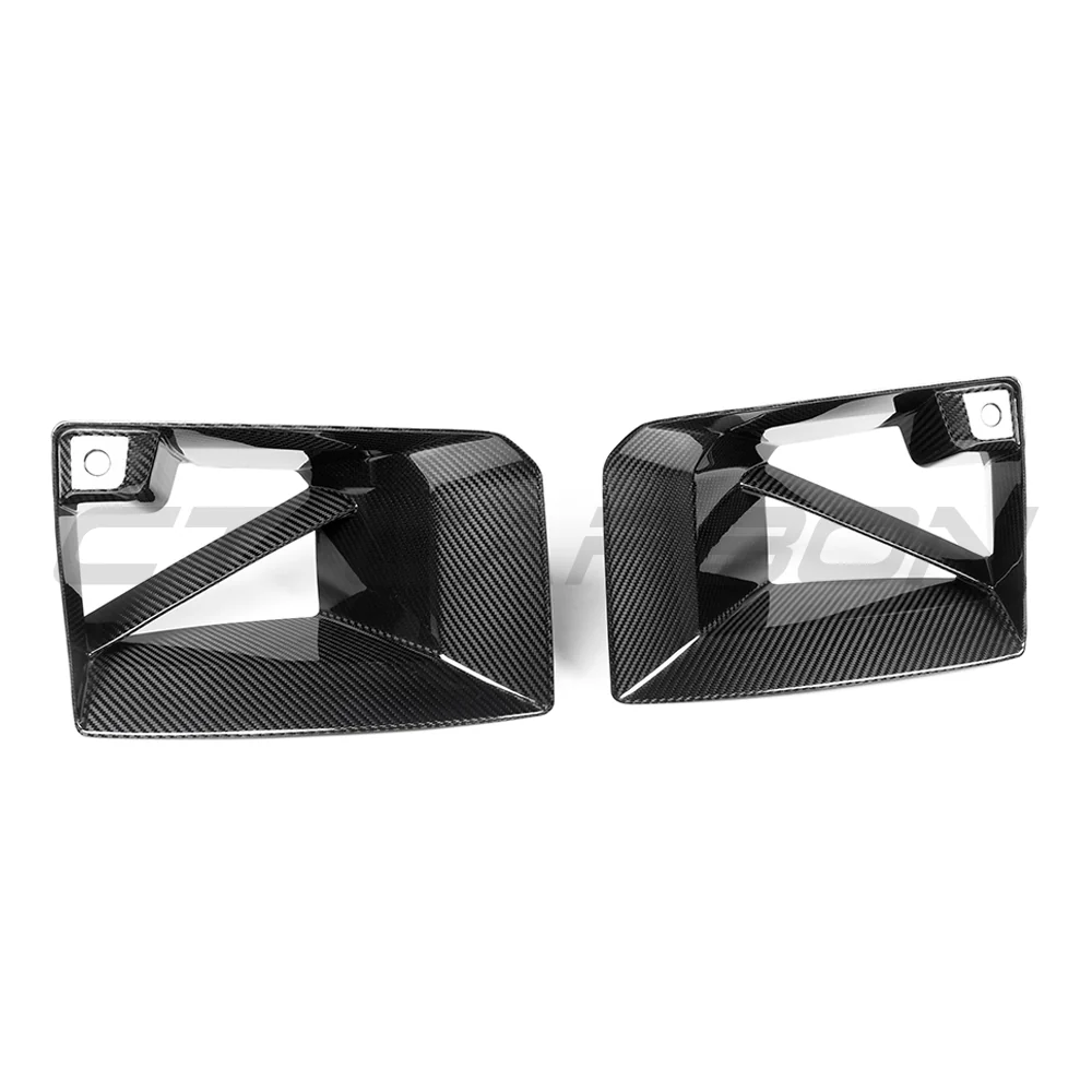 BMW G87 M2 CARBON FIBRE FRONT DUCTS-Accessories-CT CARBON-CT Carbon - High-quality carbon fiber and gloss black aerodynamic parts for premium sports and luxury vehicles.