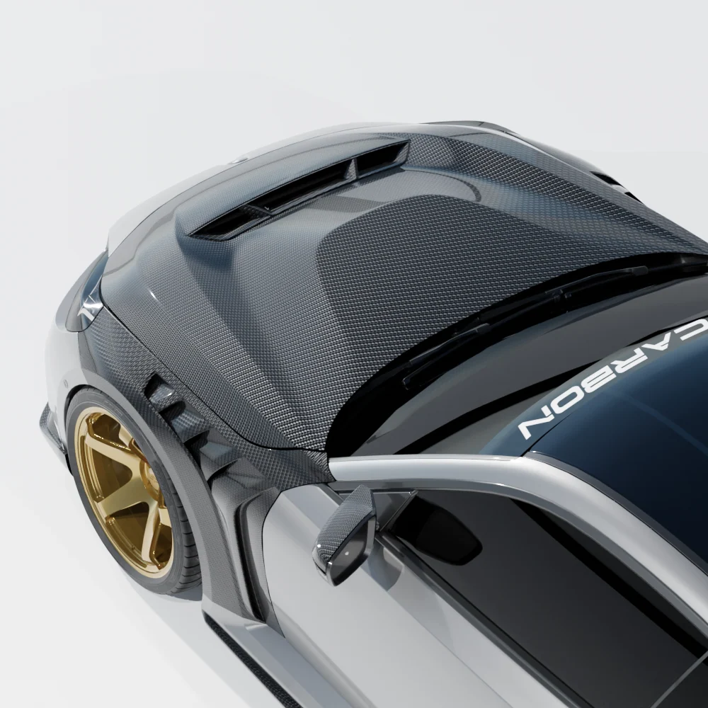 BMW G87 M2 CARBON FIBRE FRONT FENDERS/WINGS - CT DESIGN