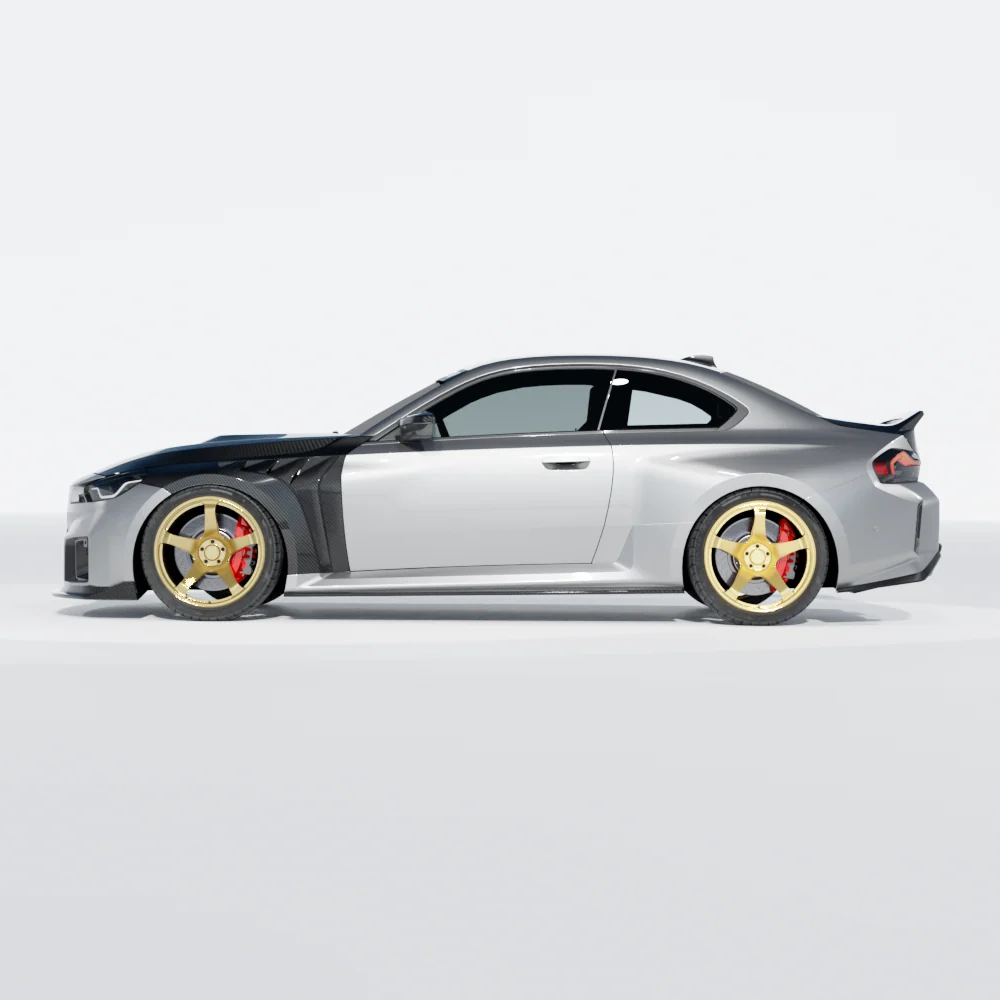 BMW G87 M2 CARBON FIBRE FRONT FENDERS/WINGS - CT DESIGN