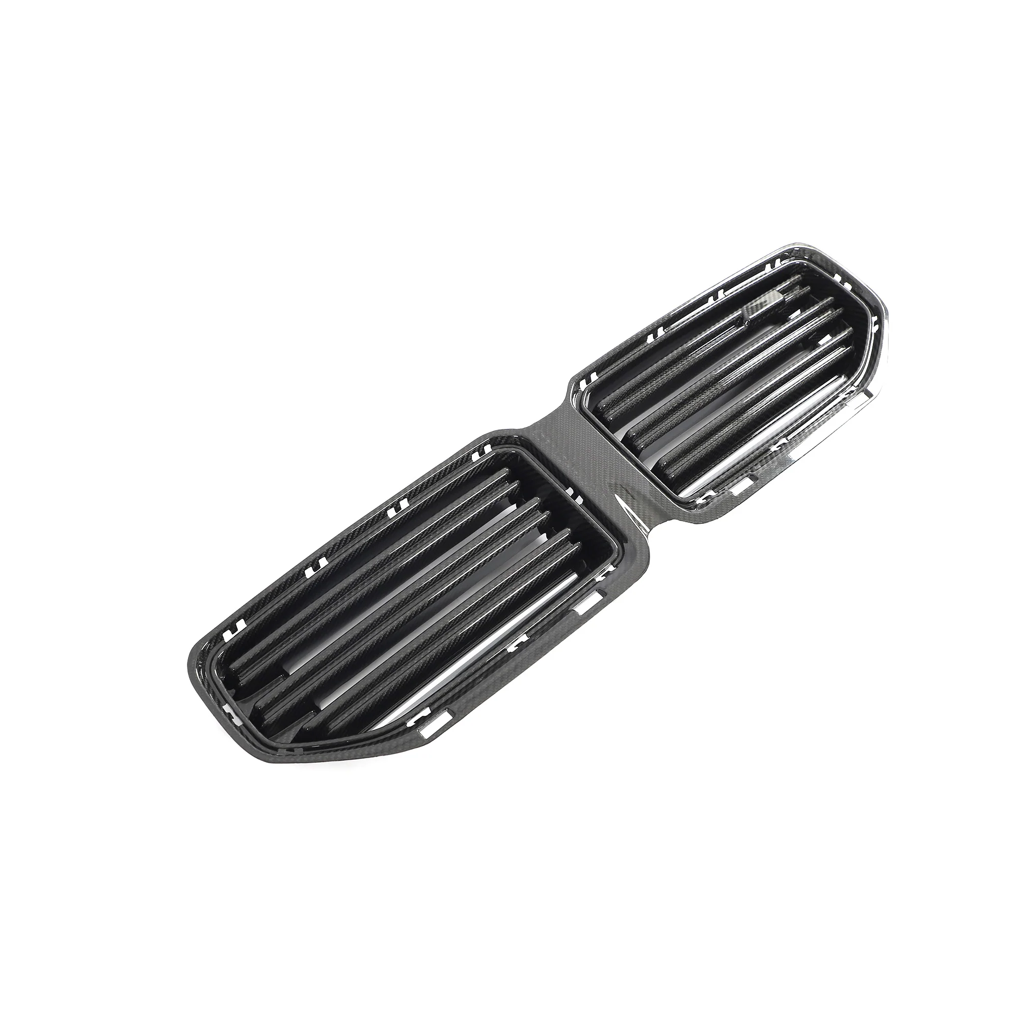 BMW G87 M2 CARBON FIBRE FRONT GRILLE - CT DESIGN-Accessories-CT CARBON-CT Carbon - High-quality carbon fiber and gloss black aerodynamic parts for premium sports and luxury vehicles.