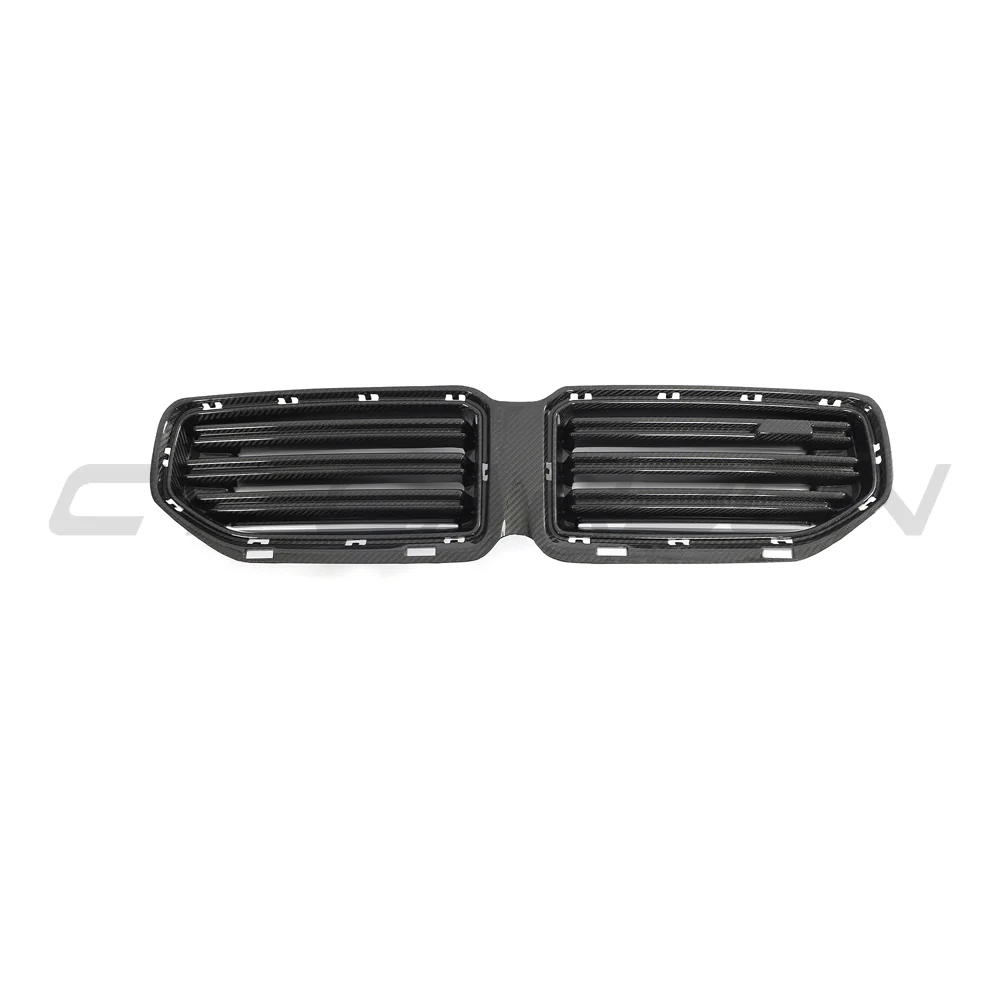 BMW G87 M2 CARBON FIBRE FRONT GRILLE - CT DESIGN-Accessories-CT CARBON-CT Carbon - High-quality carbon fiber and gloss black aerodynamic parts for premium sports and luxury vehicles.
