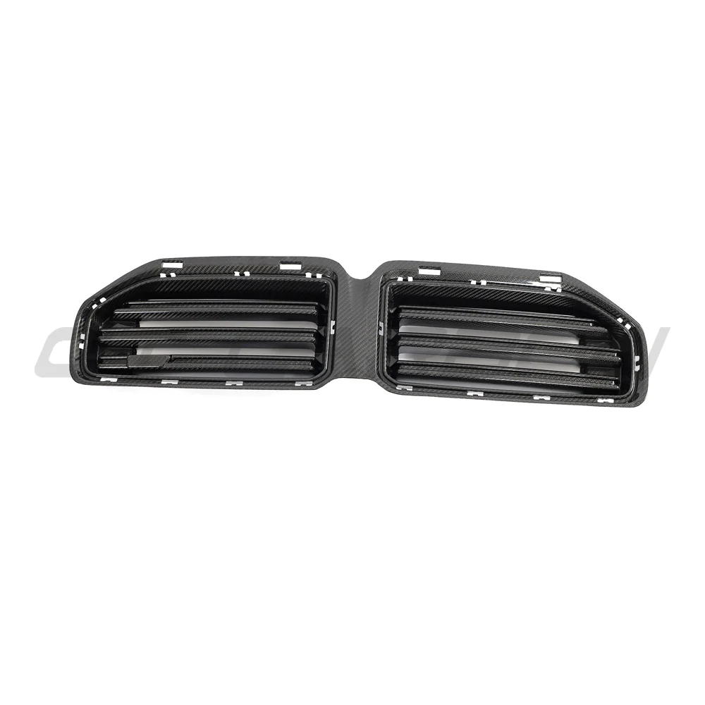 BMW G87 M2 CARBON FIBRE FRONT GRILLE - CT DESIGN-Accessories-CT CARBON-CT Carbon - High-quality carbon fiber and gloss black aerodynamic parts for premium sports and luxury vehicles.