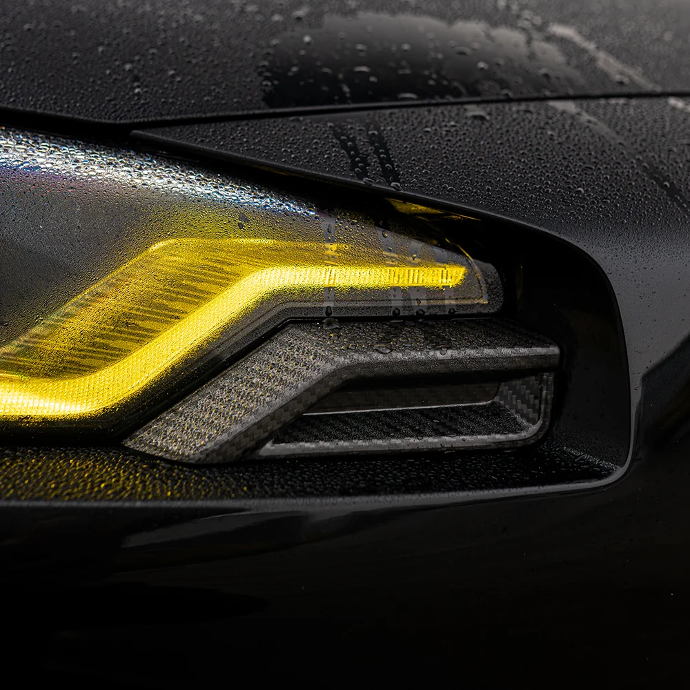 BMW G87 M2 CARBON FIBRE FRONT HEAD LIGHT ADD ON - CT DESIGN