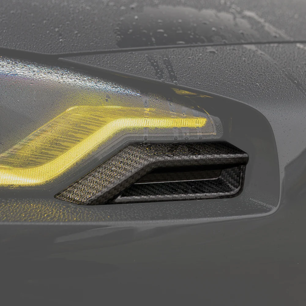 BMW G87 M2 CARBON FIBRE FRONT HEAD LIGHT ADD ON - CT DESIGN
