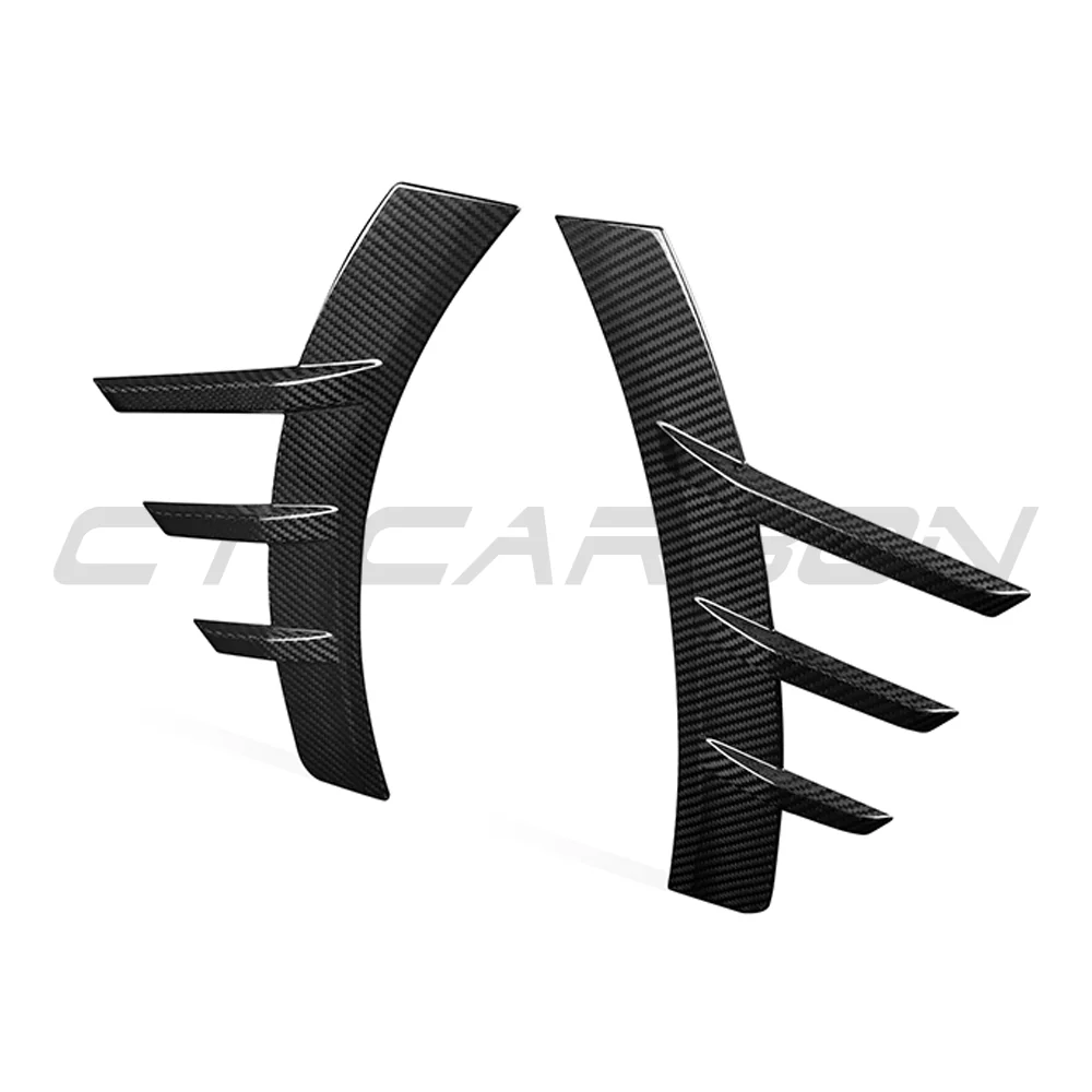 BMW G87 M2 CARBON FIBRE REAR SIDE FENDER TRIM-Accessories-CT CARBON-CT Carbon - High-quality carbon fiber and gloss black aerodynamic parts for premium sports and luxury vehicles.