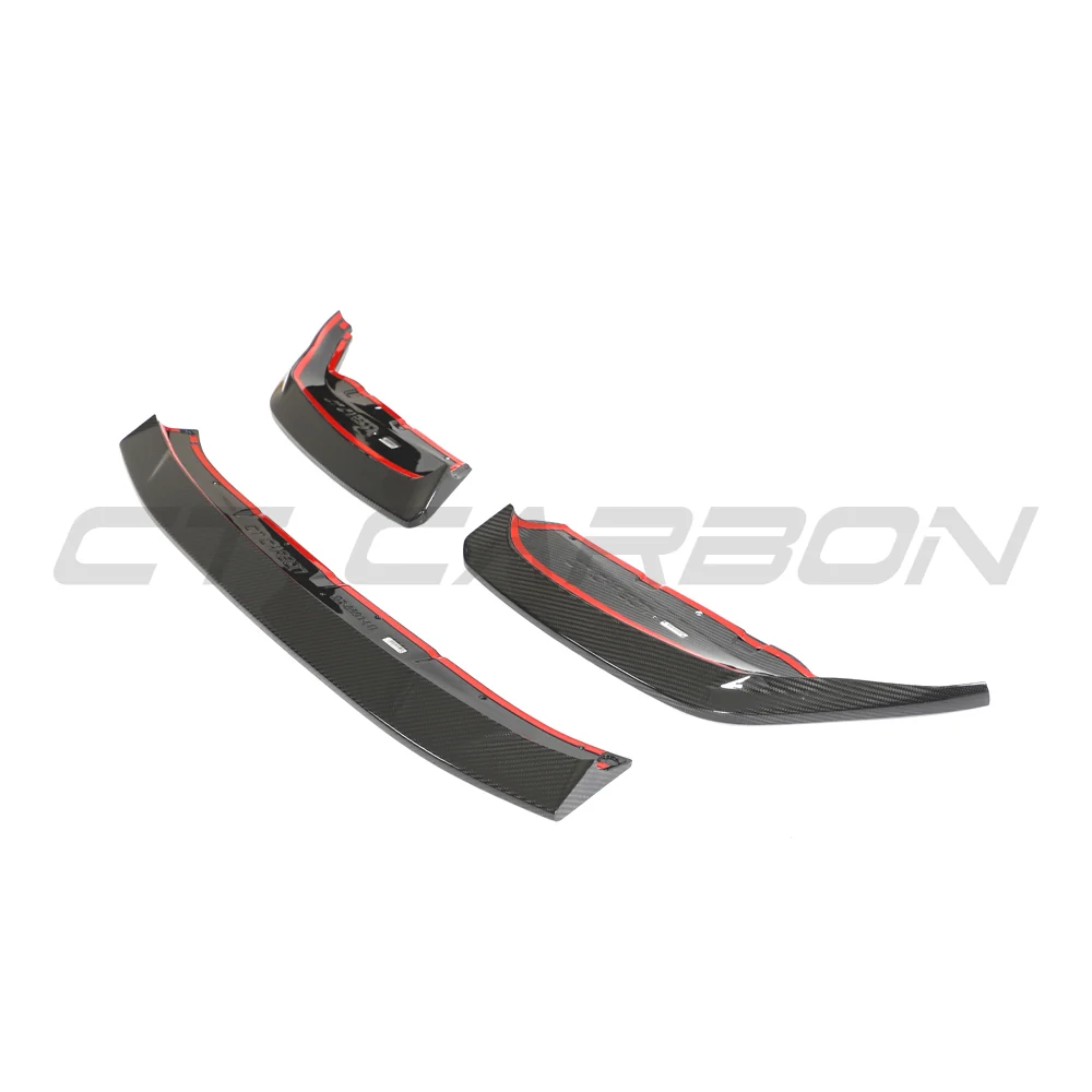 BMW G87 M2 CARBON FIBRE SPLITTER - CT DESIGN-Splitter-CT CARBON-CT Carbon - High-quality carbon fiber and gloss black aerodynamic parts for premium sports and luxury vehicles.