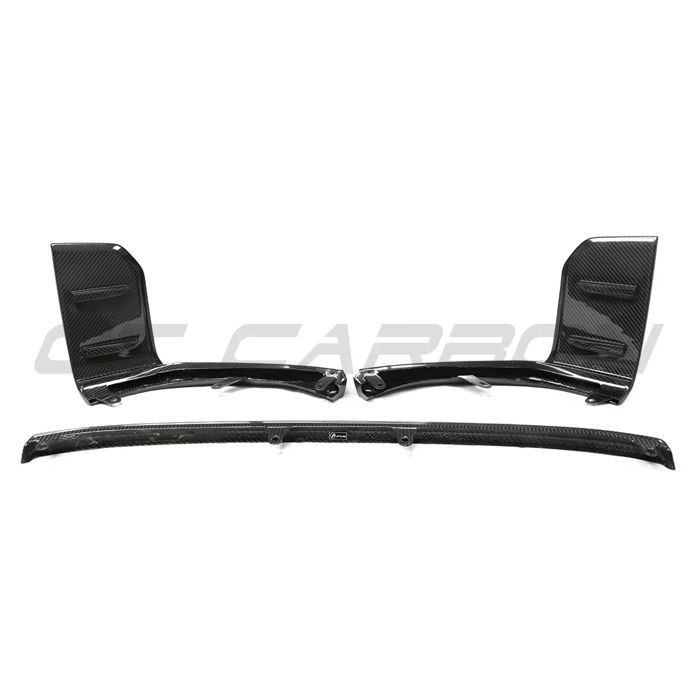BMW G87 M2 CARBON FIBRE SPLITTER - MP STYLE-Splitter-CT CARBON-CT Carbon - High-quality carbon fiber and gloss black aerodynamic parts for premium sports and luxury vehicles.