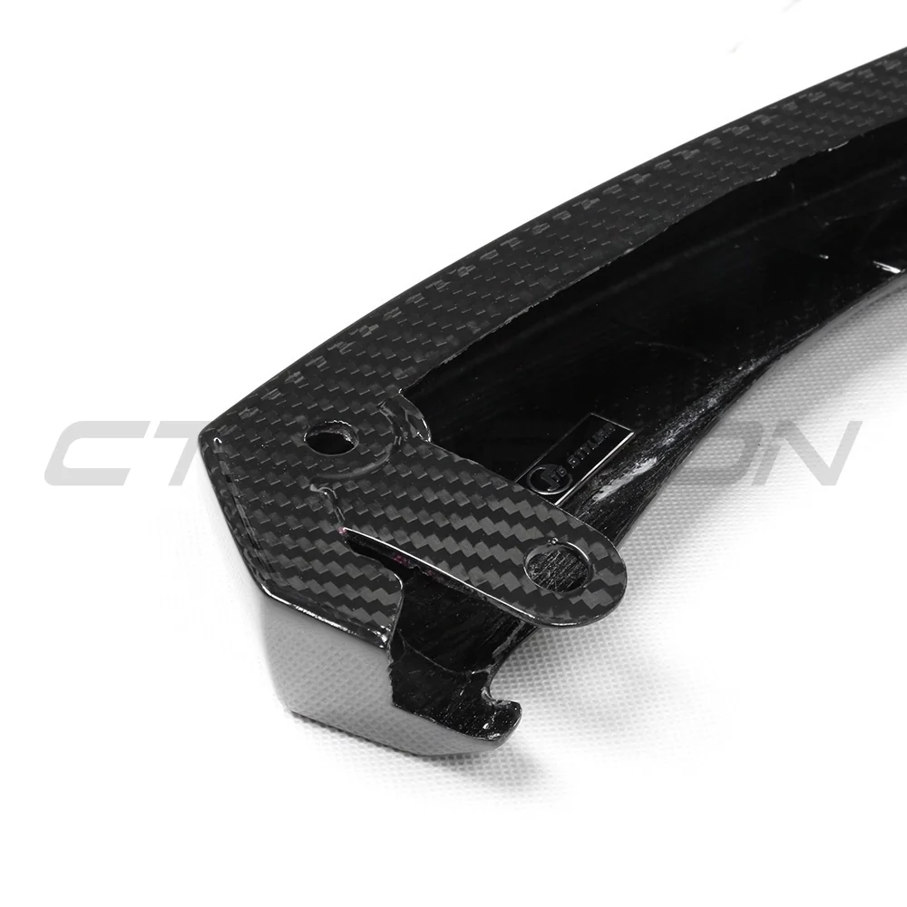 BMW G87 M2 CARBON FIBRE SPLITTER - MP STYLE-Splitter-CT CARBON-CT Carbon - High-quality carbon fiber and gloss black aerodynamic parts for premium sports and luxury vehicles.