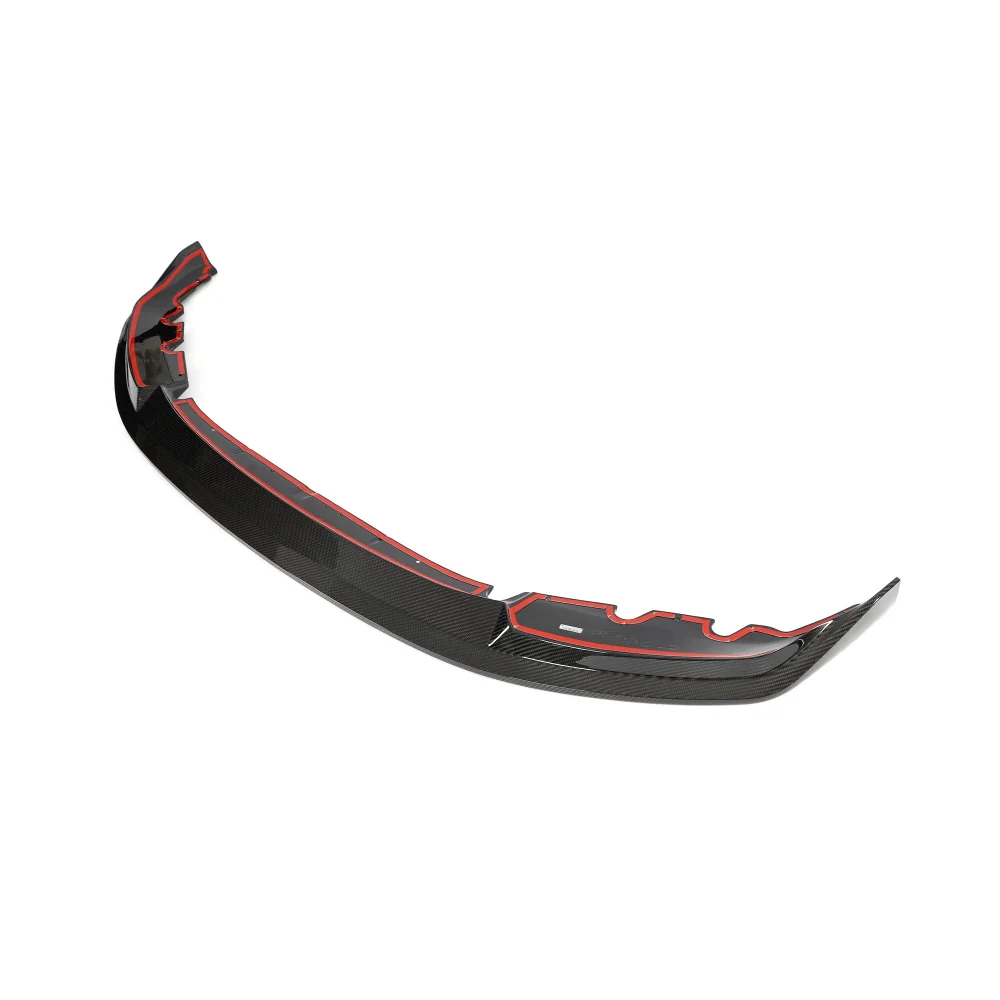 BMW G87 M2 CARBON FIBRE SPLITTER V2 - CT DESIGN-Splitter-CT CARBON-CT Carbon - High-quality carbon fiber and gloss black aerodynamic parts for premium sports and luxury vehicles.