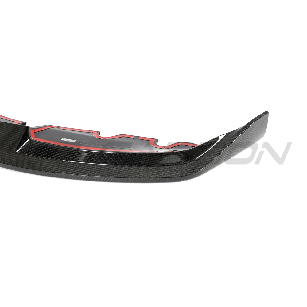 BMW G87 M2 CARBON FIBRE SPLITTER V2 - CT DESIGN-Splitter-CT CARBON-CT Carbon - High-quality carbon fiber and gloss black aerodynamic parts for premium sports and luxury vehicles.