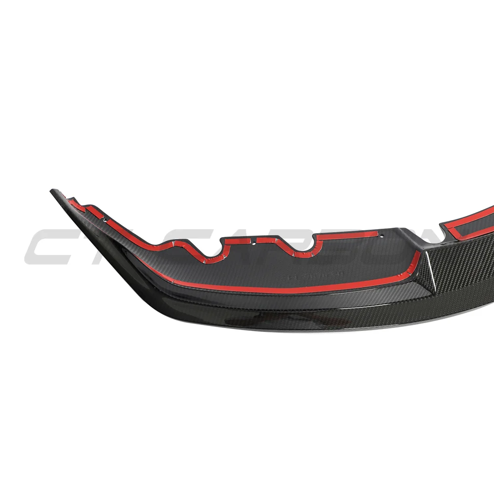 BMW G87 M2 CARBON FIBRE SPLITTER V2 - CT DESIGN-Splitter-CT CARBON-CT Carbon - High-quality carbon fiber and gloss black aerodynamic parts for premium sports and luxury vehicles.