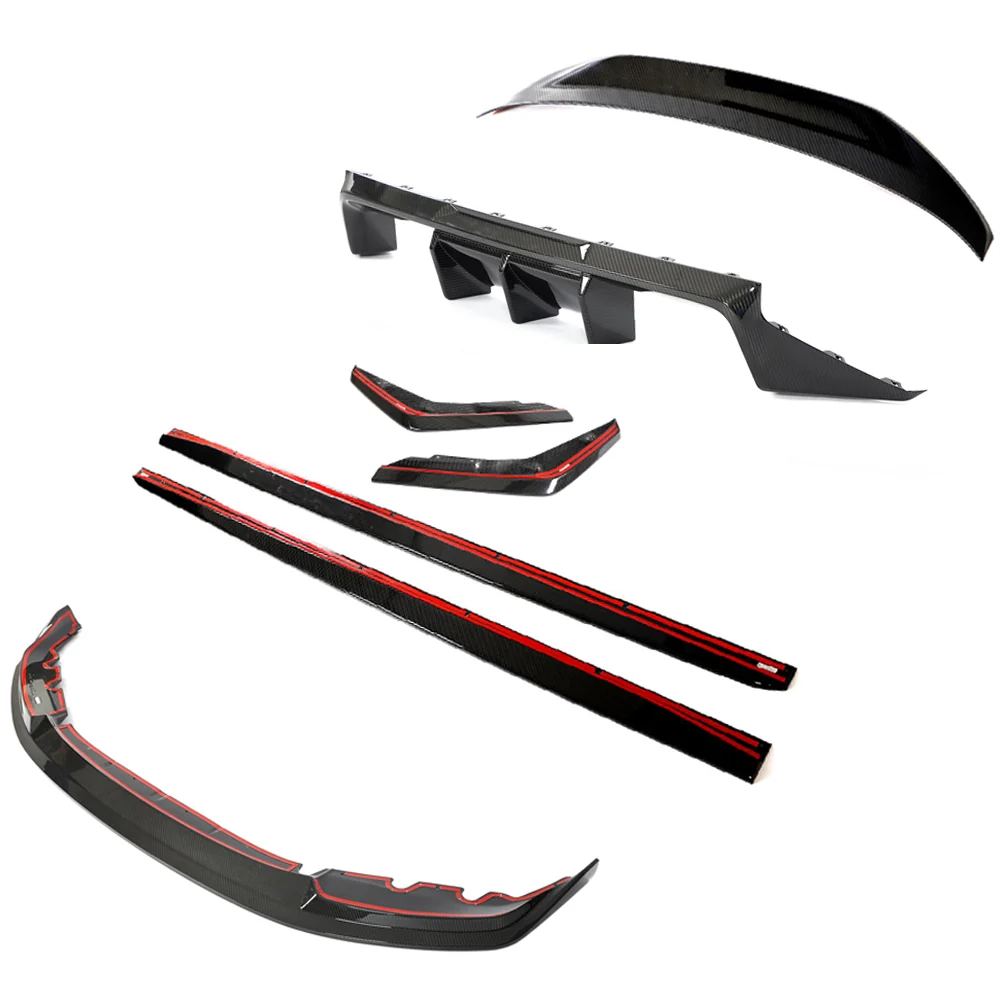 BMW G87 M2 FULL CARBON FIBRE KIT V2 - CT DESIGN-Kit-CT CARBON-CT Carbon - High-quality carbon fiber and gloss black aerodynamic parts for premium sports and luxury vehicles.