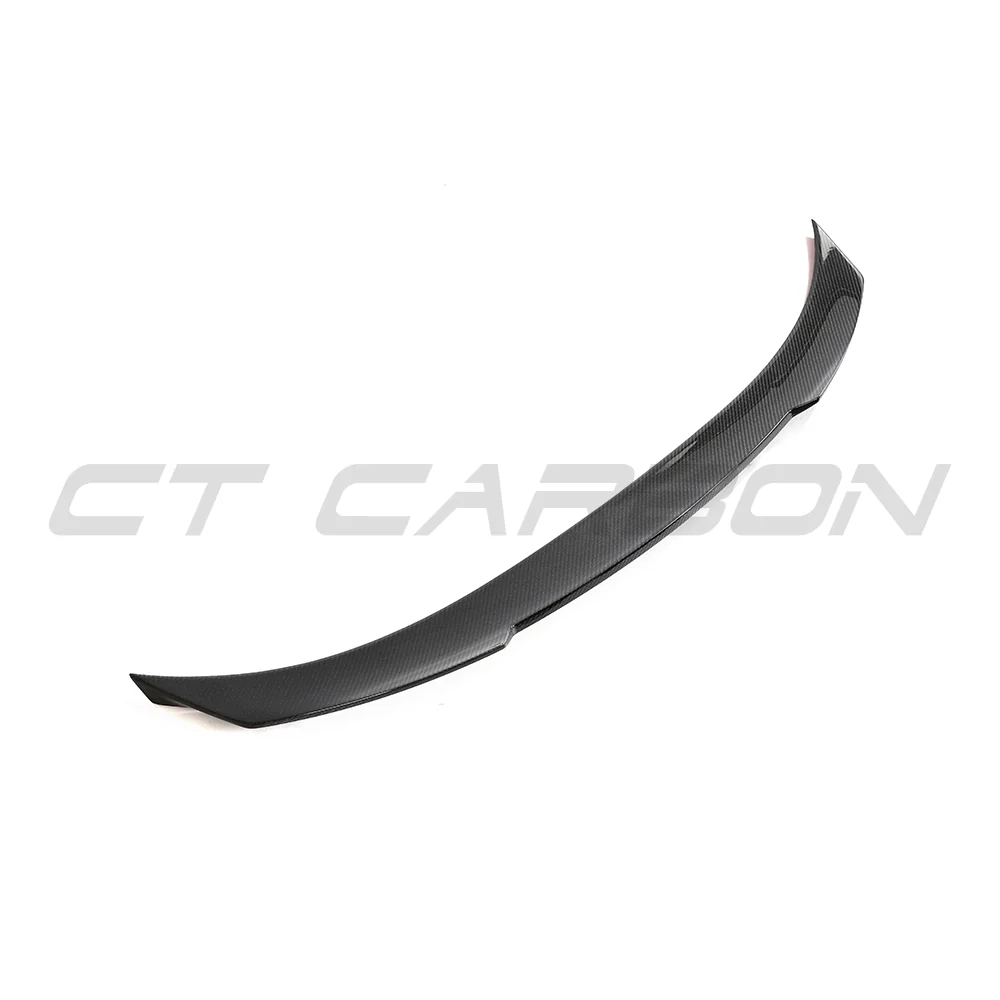 BMW G87 M2 / G42 2 SERIES 2022+ CARBON FIBRE SPOILER - V3-Spoiler-CT CARBON-CT Carbon - High-quality carbon fiber and gloss black aerodynamic parts for premium sports and luxury vehicles.