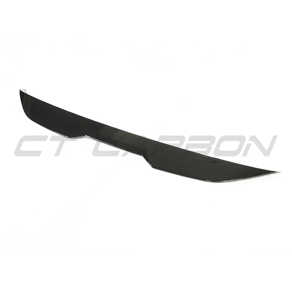 BMW G87 M2 / G42 2 SERIES 2022+ GLOSS BLACK SPOILER - MP STYLE-Spoiler-BLAK BY CT-CT Carbon - High-quality carbon fiber and gloss black aerodynamic parts for premium sports and luxury vehicles.