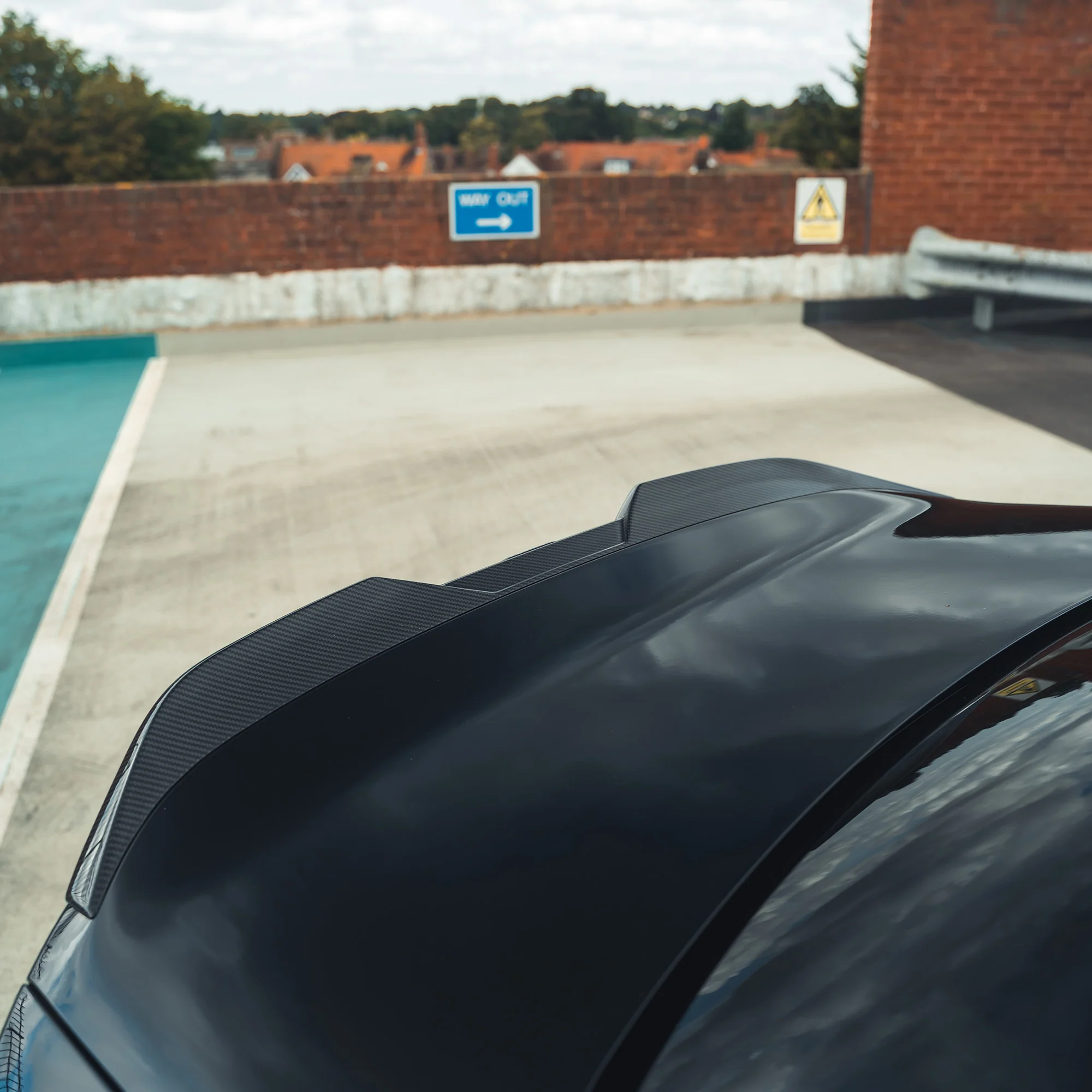 BMW G87 M2/G42 2 SERIES CARBON FIBRE SPOILER - MP STYLE-Spoiler-CT CARBON-CT Carbon - High-quality carbon fiber and gloss black aerodynamic parts for premium sports and luxury vehicles.