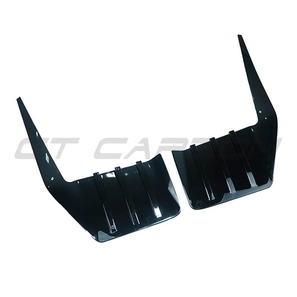 BMW G87 M2 GLOSS BLACK REAR BUMPER TRIM-Accessories-BLAK BY CT-CT Carbon - High-quality carbon fiber and gloss black aerodynamic parts for premium sports and luxury vehicles.