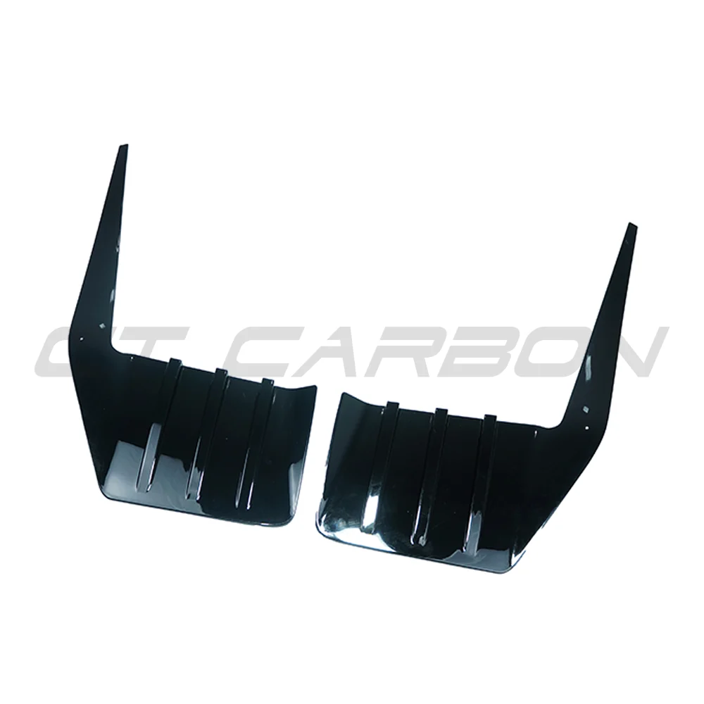 BMW G87 M2 GLOSS BLACK REAR BUMPER TRIM-Accessories-BLAK BY CT-CT Carbon - High-quality carbon fiber and gloss black aerodynamic parts for premium sports and luxury vehicles.