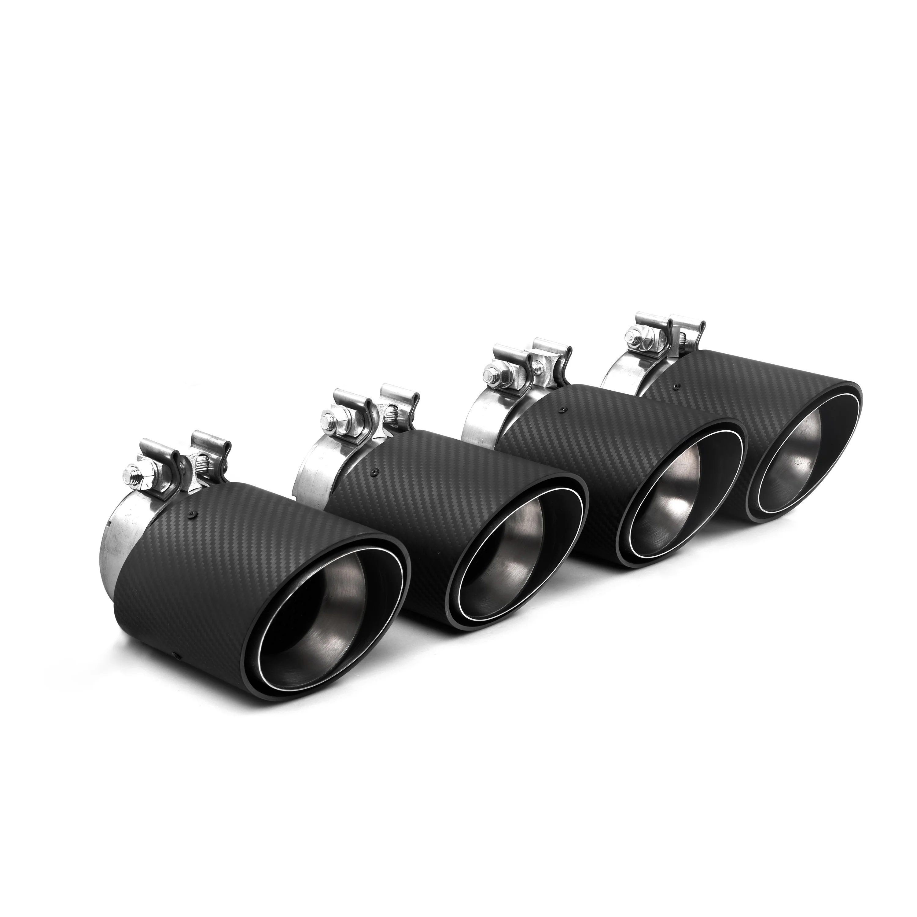 BMW G90/G99 M5 2024+ CARBON FIBRE EXHAUST TIPS-Diffuser-CT CARBON-CT Carbon - High-quality carbon fiber and gloss black aerodynamic parts for premium sports and luxury vehicles.