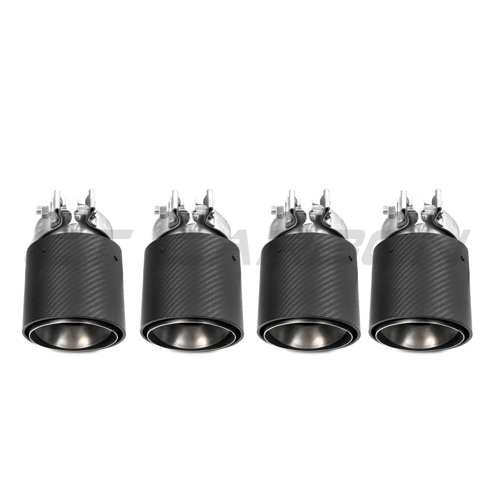 BMW G90/G99 M5 2024+ CARBON FIBRE EXHAUST TIPS-Diffuser-CT CARBON-CT Carbon - High-quality carbon fiber and gloss black aerodynamic parts for premium sports and luxury vehicles.