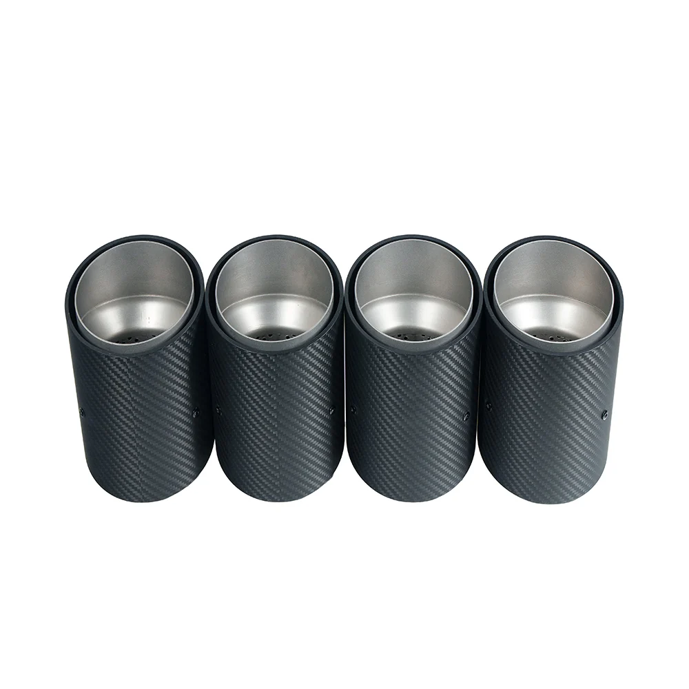 BMW G90 M5 & G99 M5 TOURING 2024+ CARBON FIBRE SLASH CUT EXHAUST TIPS - CHROME