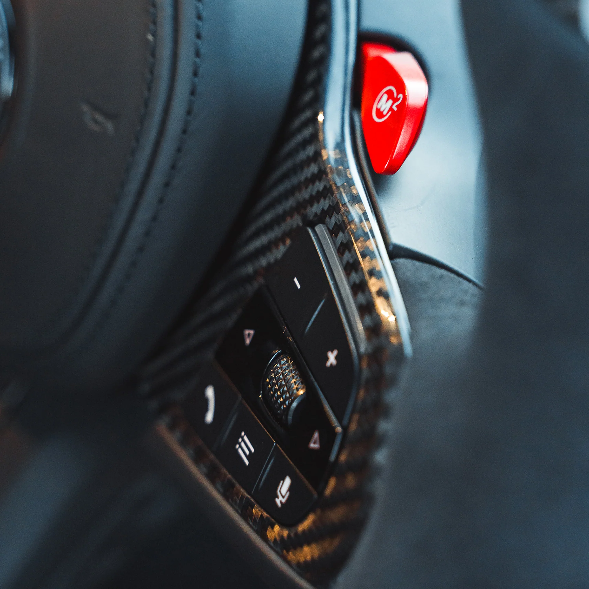 BMW Gxx M2,M3,M4 1,2,3,4 SERIES CARBON FIBRE / ALCANTARA LED FLAT BOTTOM STEERING WHEEL WITH HEATING-Accessories-CT CARBON-CT Carbon - High-quality carbon fiber and gloss black aerodynamic parts for premium sports and luxury vehicles.