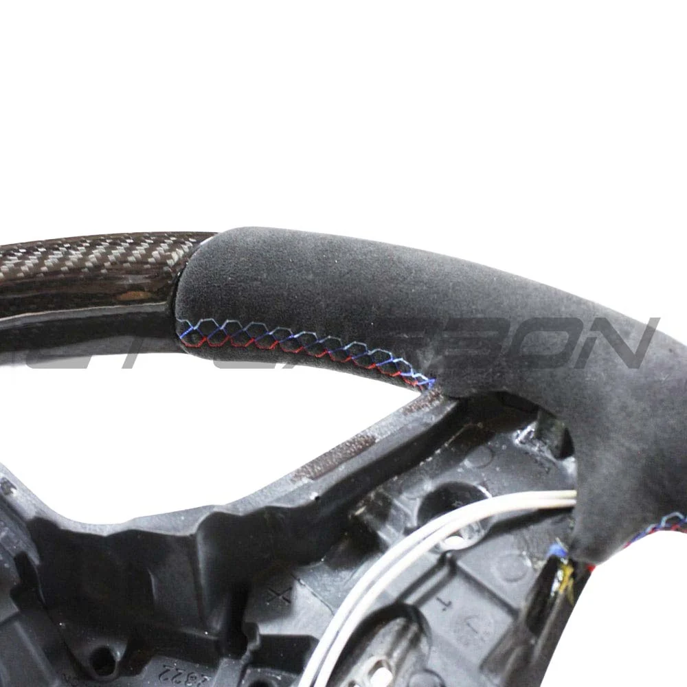 BMW Gxx M2,M3,M4 1,2,3,4 SERIES CARBON FIBRE / ALCANTARA LED STEERING WHEEL
