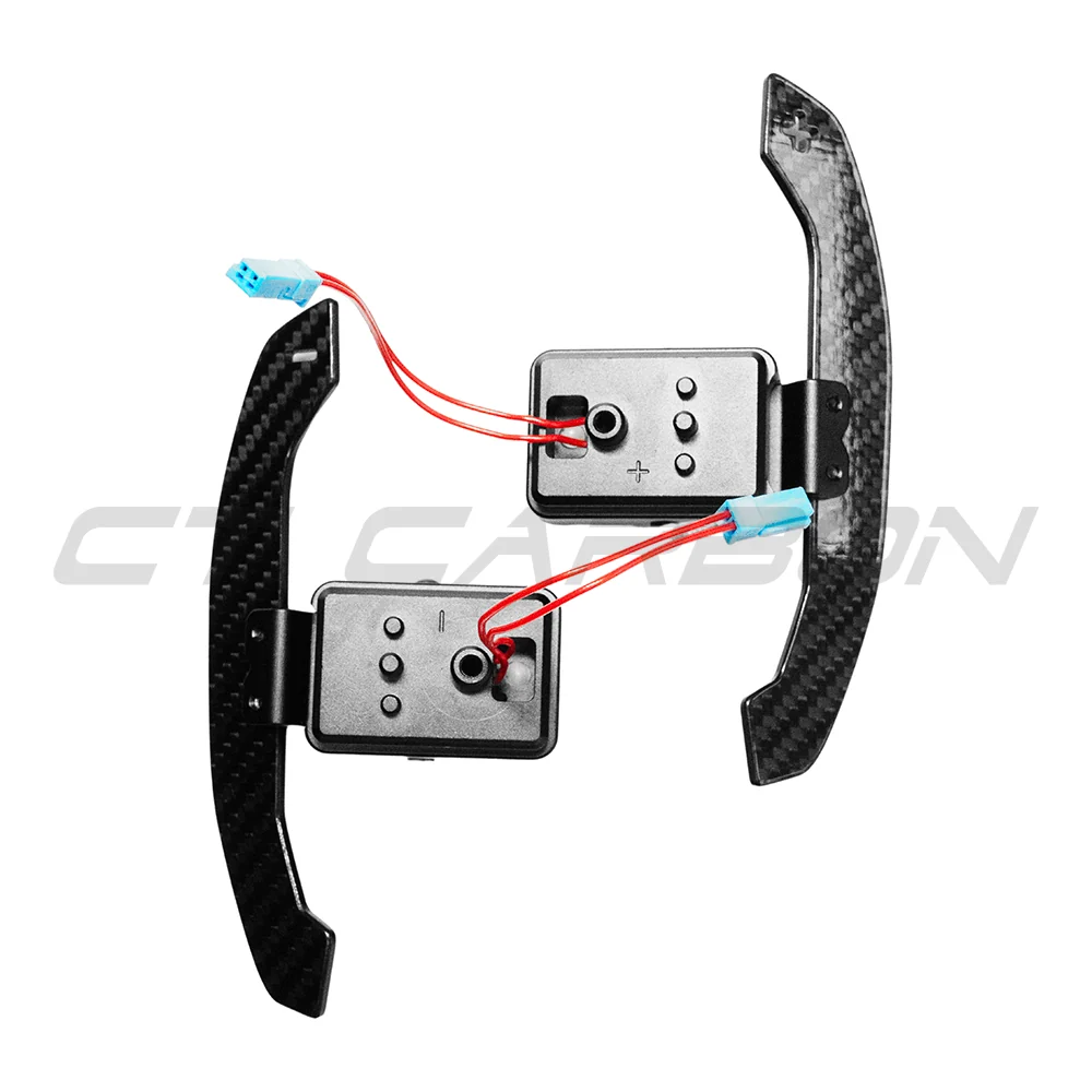 BMW Gxx CARBON FIBRE MAGNETIC SHIFTER PADDLES-Accessories-CT CARBON-CT Carbon - High-quality carbon fiber and gloss black aerodynamic parts for premium sports and luxury vehicles.