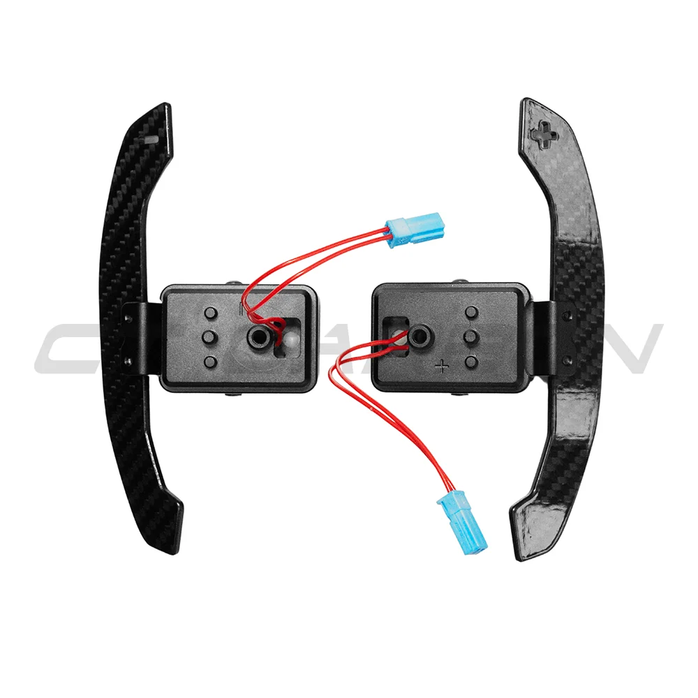 BMW Gxx CARBON FIBRE MAGNETIC SHIFTER PADDLES-Accessories-CT CARBON-CT Carbon - High-quality carbon fiber and gloss black aerodynamic parts for premium sports and luxury vehicles.
