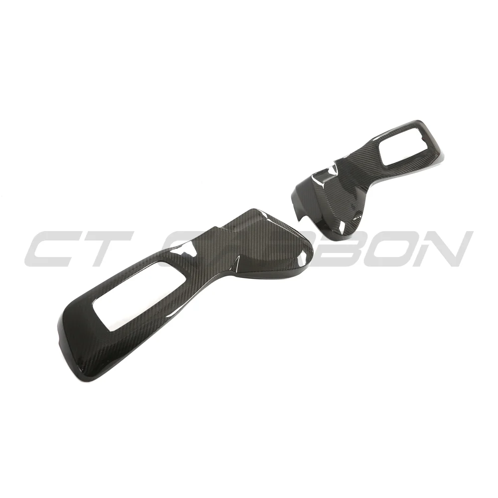 BMW GXX/F9X/G42 CARBON FIBRE SEAT CONTROL COVERS-Accessories-CT CARBON-CT Carbon - High-quality carbon fiber and gloss black aerodynamic parts for premium sports and luxury vehicles.