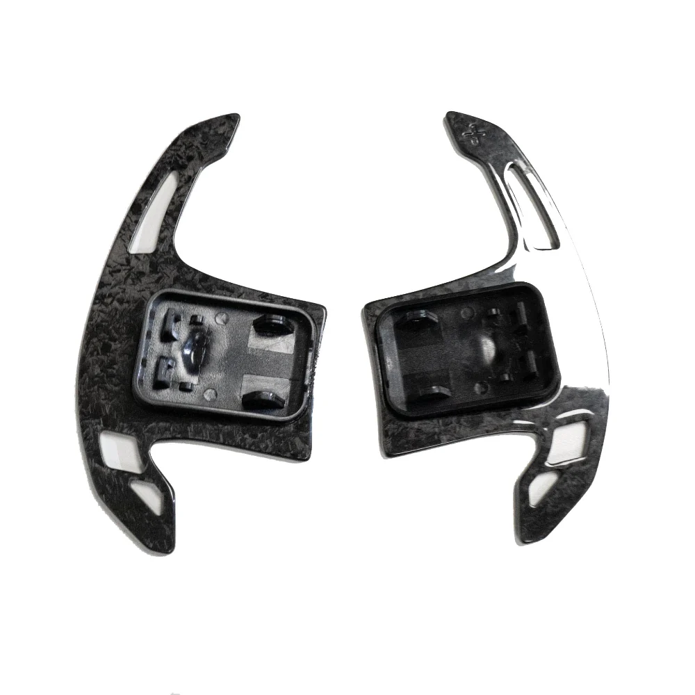 BMW Gxx FORGED CARBON FIBRE SHIFTER PADDLES-Accessories-CT CARBON-CT Carbon - High-quality carbon fiber and gloss black aerodynamic parts for premium sports and luxury vehicles.