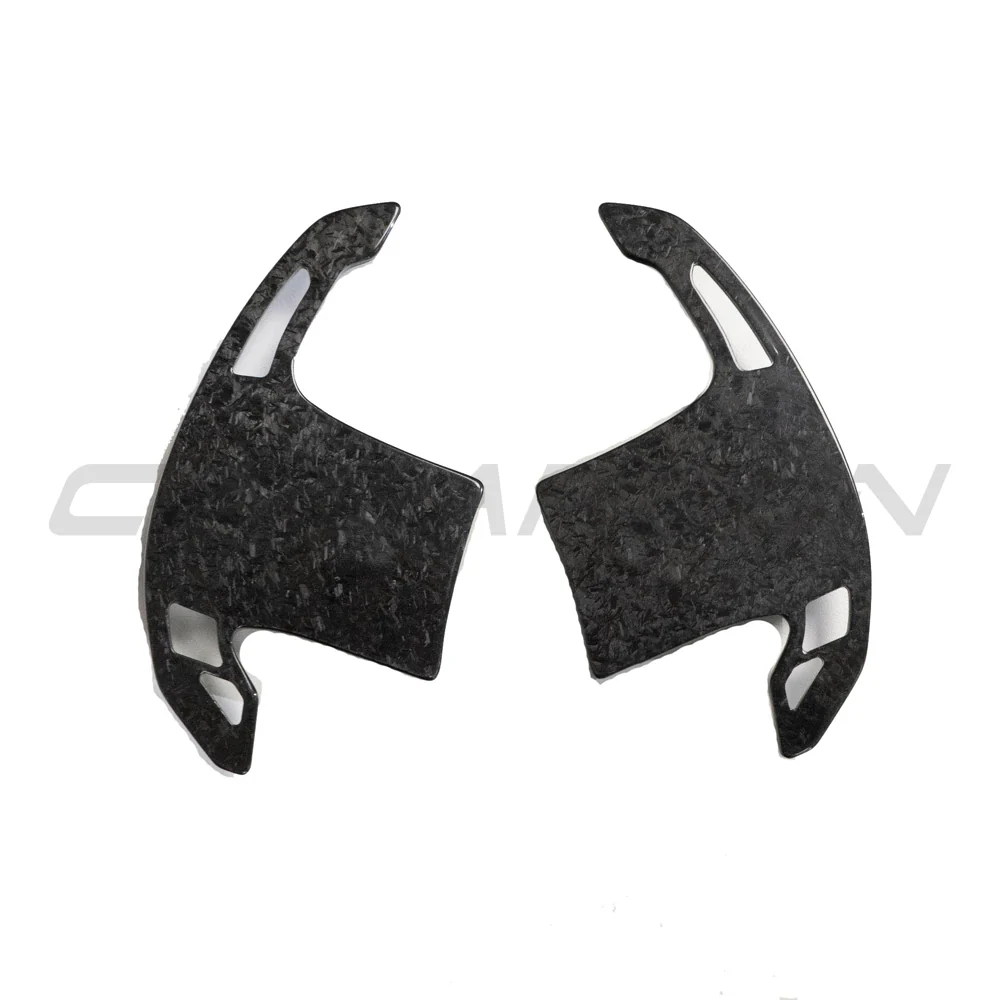 BMW Gxx FORGED CARBON FIBRE SHIFTER PADDLES-Accessories-CT CARBON-CT Carbon - High-quality carbon fiber and gloss black aerodynamic parts for premium sports and luxury vehicles.