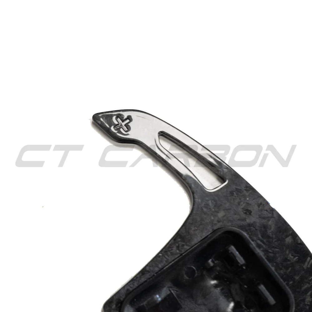 BMW Gxx FORGED CARBON FIBRE SHIFTER PADDLES-Accessories-CT CARBON-CT Carbon - High-quality carbon fiber and gloss black aerodynamic parts for premium sports and luxury vehicles.