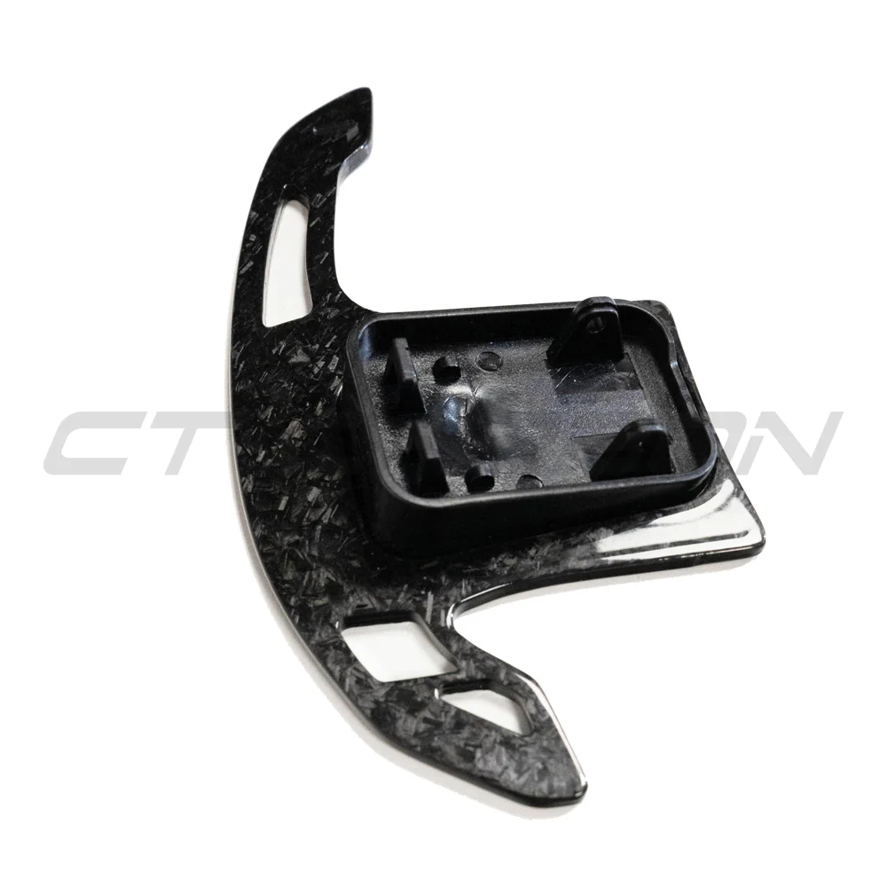 BMW Gxx FORGED CARBON FIBRE SHIFTER PADDLES-Accessories-CT CARBON-CT Carbon - High-quality carbon fiber and gloss black aerodynamic parts for premium sports and luxury vehicles.