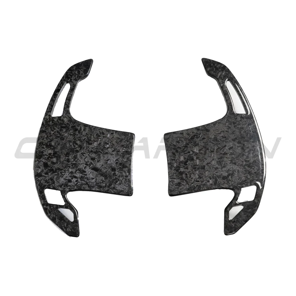 BMW Gxx FORGED CARBON FIBRE SHIFTER PADDLES-Accessories-CT CARBON-CT Carbon - High-quality carbon fiber and gloss black aerodynamic parts for premium sports and luxury vehicles.