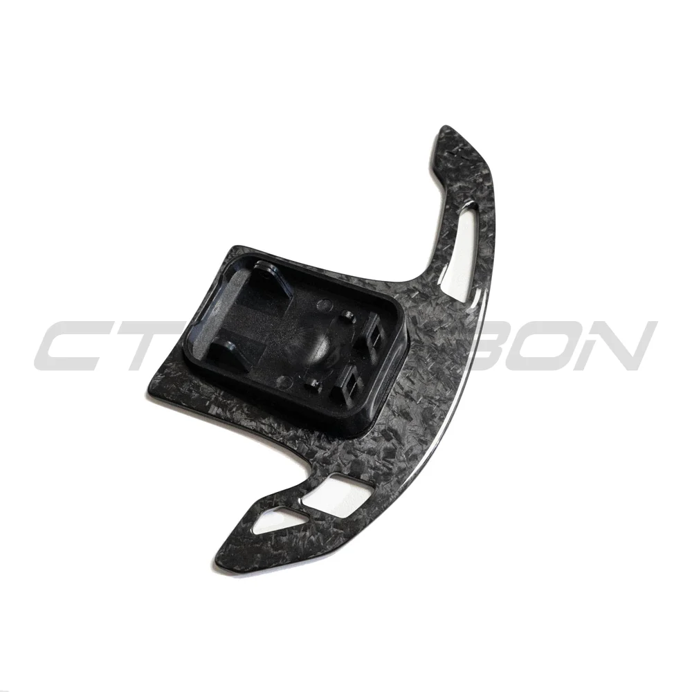 BMW Gxx FORGED CARBON FIBRE SHIFTER PADDLES-Accessories-CT CARBON-CT Carbon - High-quality carbon fiber and gloss black aerodynamic parts for premium sports and luxury vehicles.