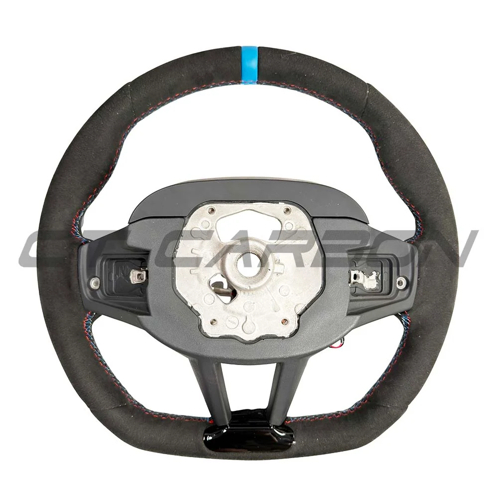BMW GXX LCI ALCANTARA FLAT BOTTOM STEERING WHEEL WITH HEATING & ACC