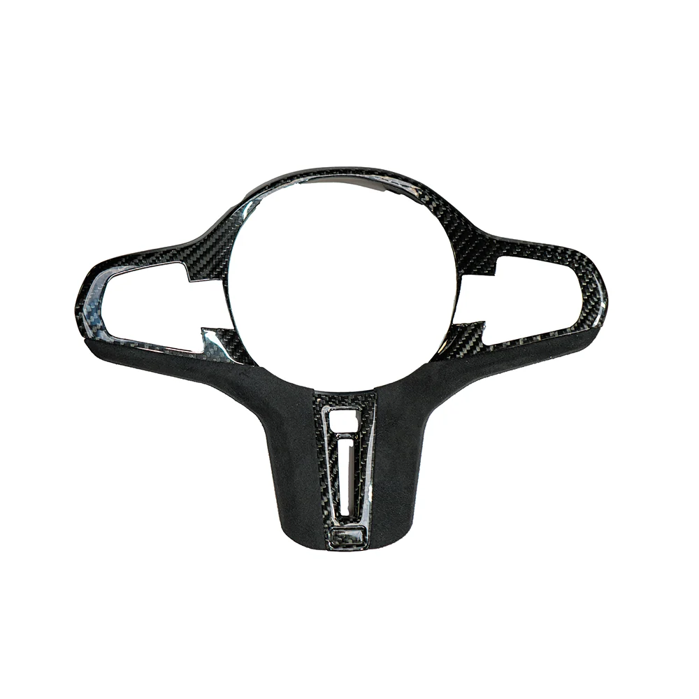 BMW Gxx M CAR CARBON FIBRE STEERING WHEEL TRIM - HEATING - PRE-LCI-Accessories-CT CARBON-CT Carbon - High-quality carbon fiber and gloss black aerodynamic parts for premium sports and luxury vehicles.