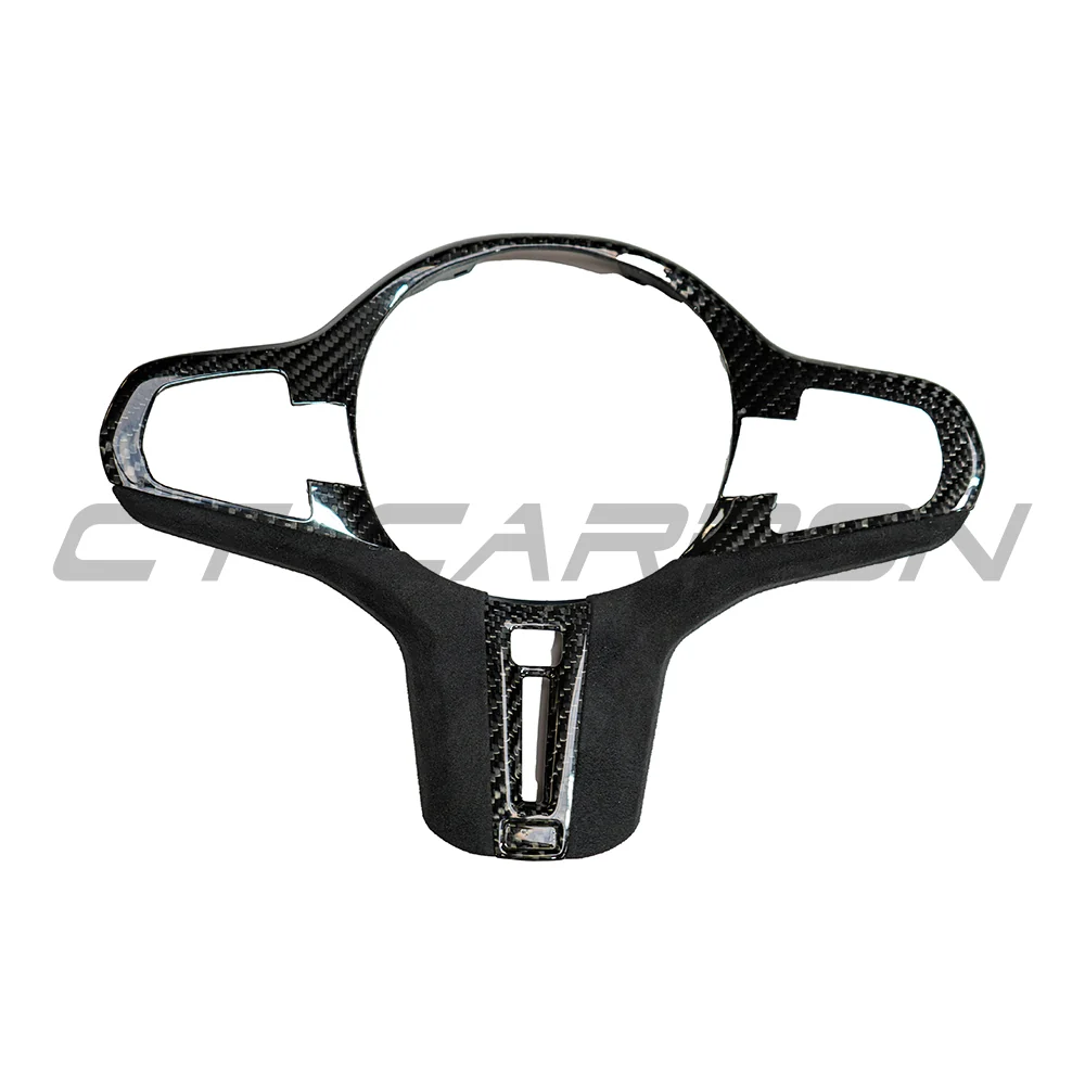BMW Gxx M CAR CARBON FIBRE STEERING WHEEL TRIM - HEATING - PRE-LCI-Accessories-CT CARBON-CT Carbon - High-quality carbon fiber and gloss black aerodynamic parts for premium sports and luxury vehicles.