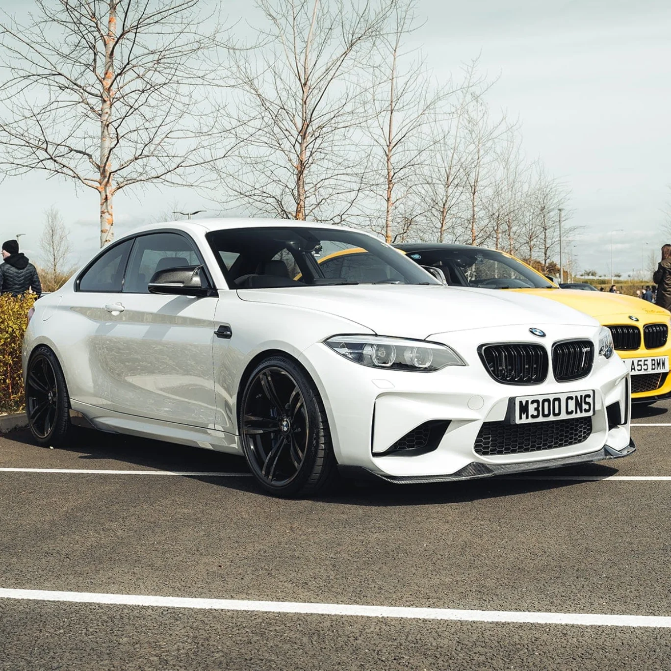 CT CARBON Splitter BMW M2 F87 CARBON FIBRE SPLITTER - CS STYLE