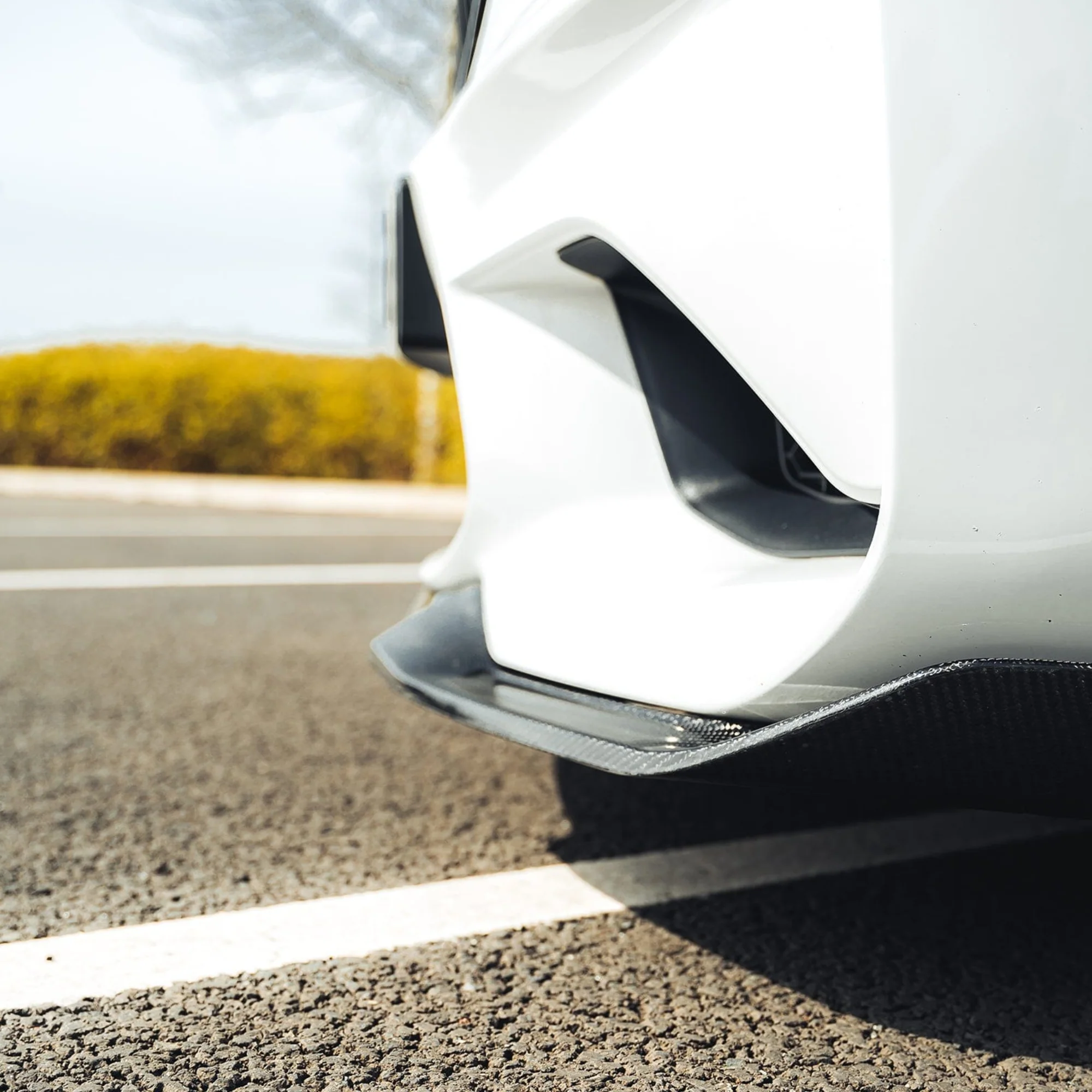 CT CARBON Splitter BMW M2 F87 CARBON FIBRE SPLITTER - CS STYLE