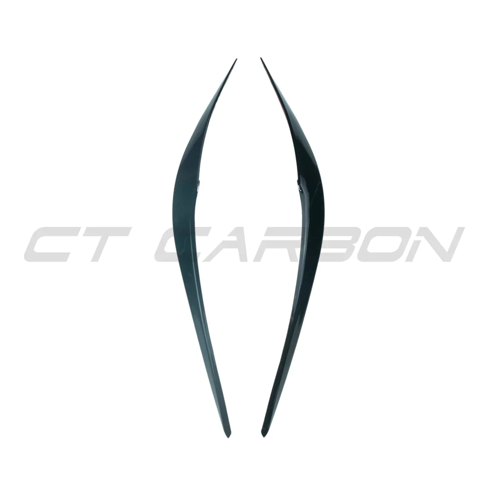 BMW M2 F87 & F22 2 SERIES GLOSS BLACK EYELID/EYEBROWS-Accessories-BLAK BY CT-CT Carbon - High-quality carbon fiber and gloss black aerodynamic parts for premium sports and luxury vehicles.