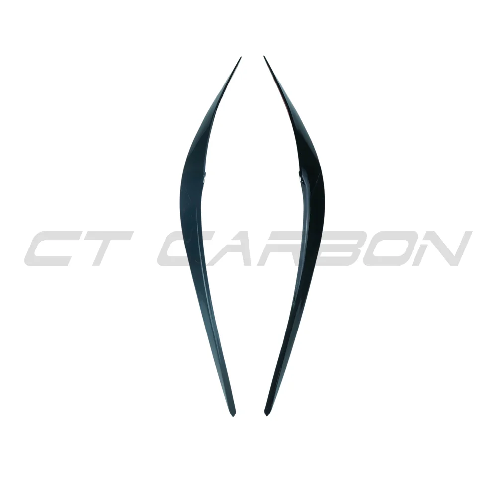 BMW M2 F87 & F22 2 SERIES GLOSS BLACK EYELID/EYEBROWS-Accessories-BLAK BY CT-CT Carbon - High-quality carbon fiber and gloss black aerodynamic parts for premium sports and luxury vehicles.