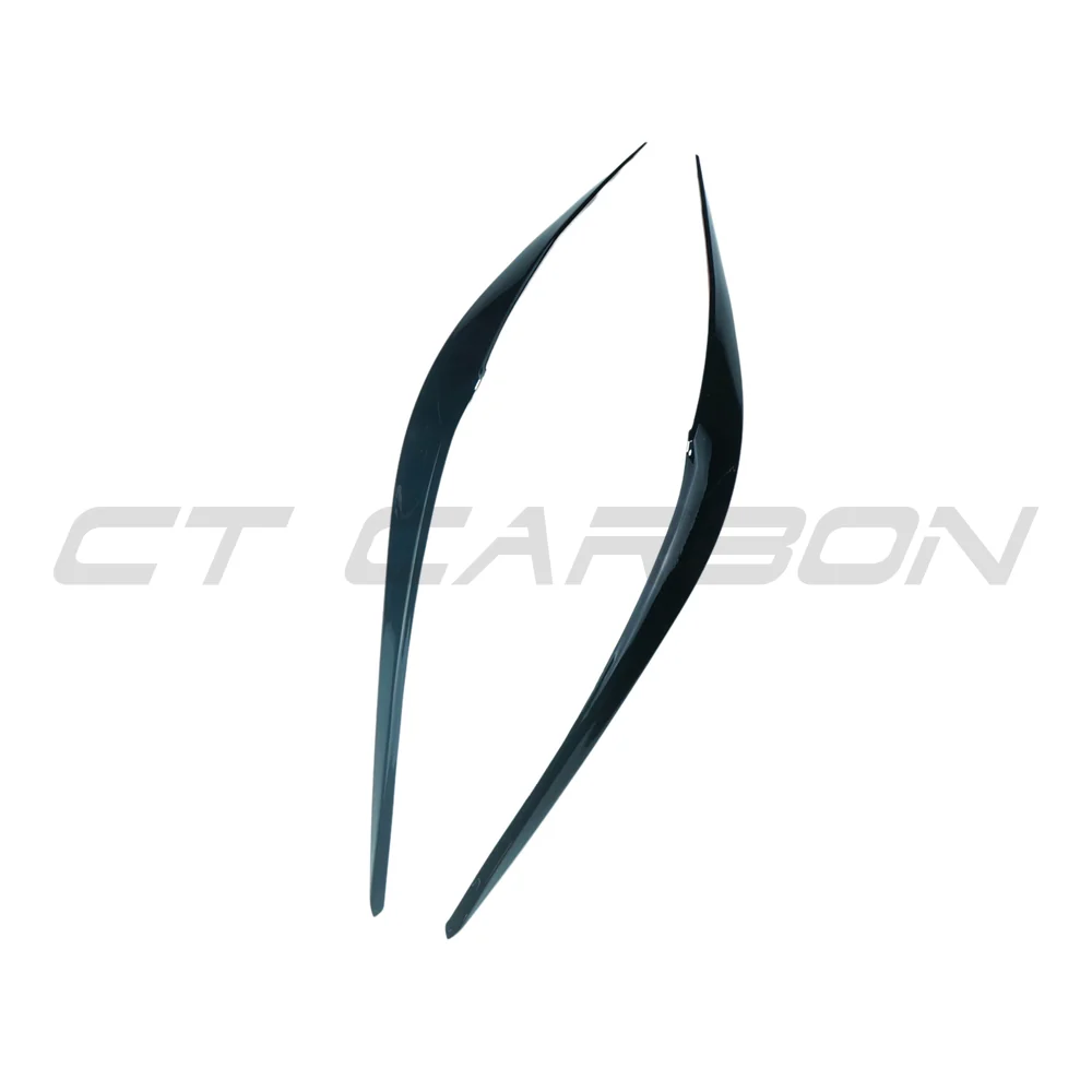 BMW M2 F87 & F22 2 SERIES GLOSS BLACK EYELID/EYEBROWS-Accessories-BLAK BY CT-CT Carbon - High-quality carbon fiber and gloss black aerodynamic parts for premium sports and luxury vehicles.