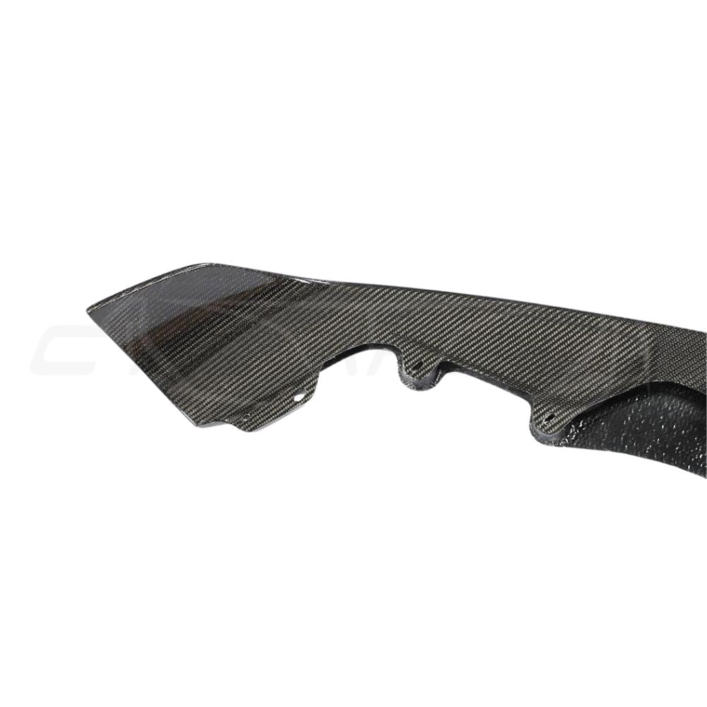 BMW M2 F87 N55 OG CARBON FIBRE SPLITTER - M2C / CS STYLE-Splitter-CT CARBON-CT Carbon - High-quality carbon fiber and gloss black aerodynamic parts for premium sports and luxury vehicles.