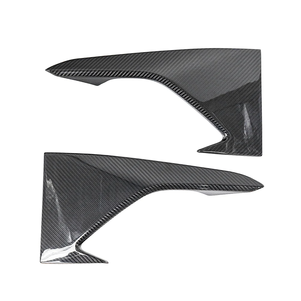 BMW M2 F87 N55 (OG) CARBON FIBRE FRONT BUMPER CORNERS-Accessories-CT CARBON-CT Carbon - High-quality carbon fiber and gloss black aerodynamic parts for premium sports and luxury vehicles.