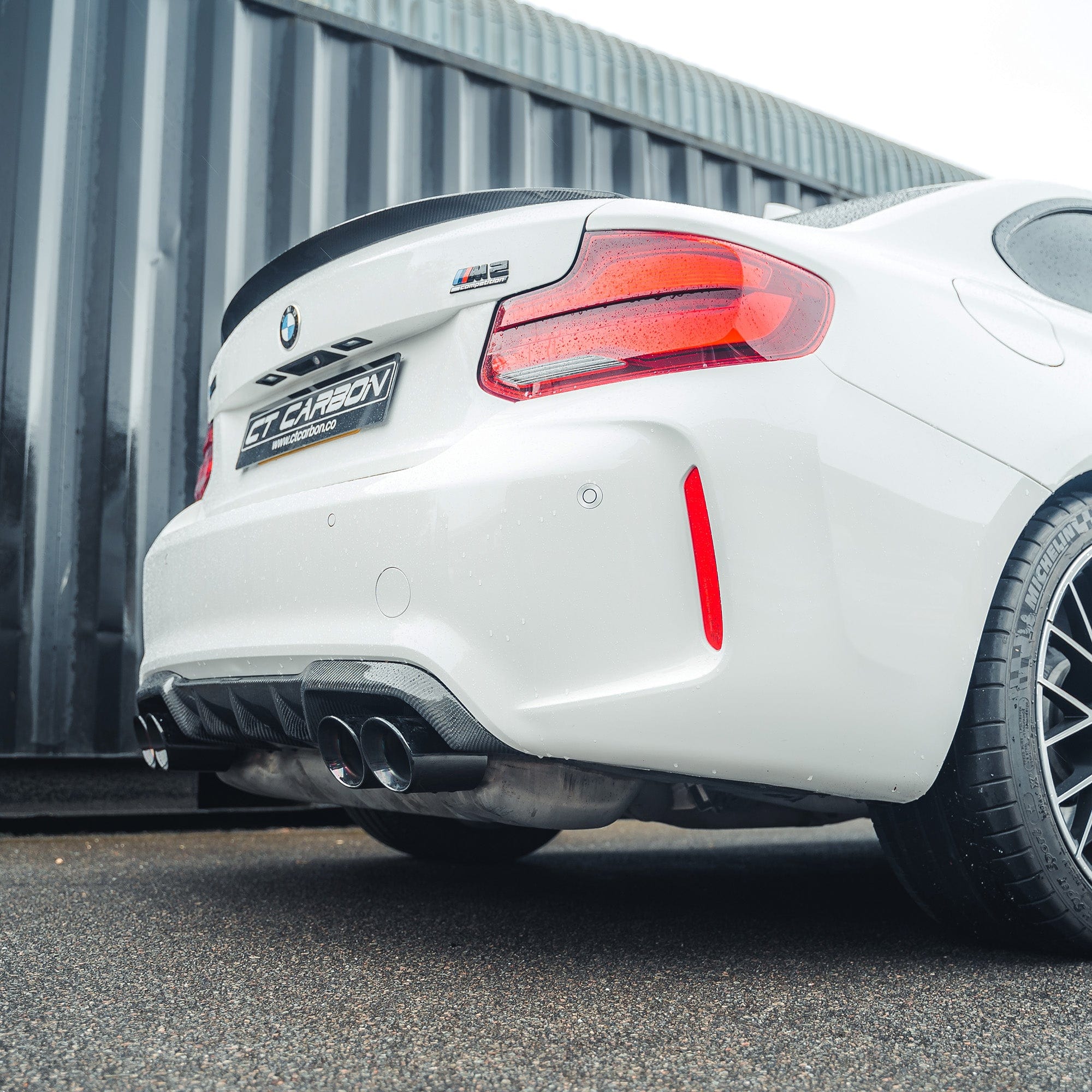 BMW M2/M2C F87 CARBON FIBRE DIFFUSER - MP STYLE